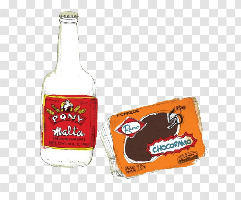 Colombia Beer Pound Cake Liqueur Bottle - Pony Malta - Cartoon Glass Jar And Soap Transparent PNG