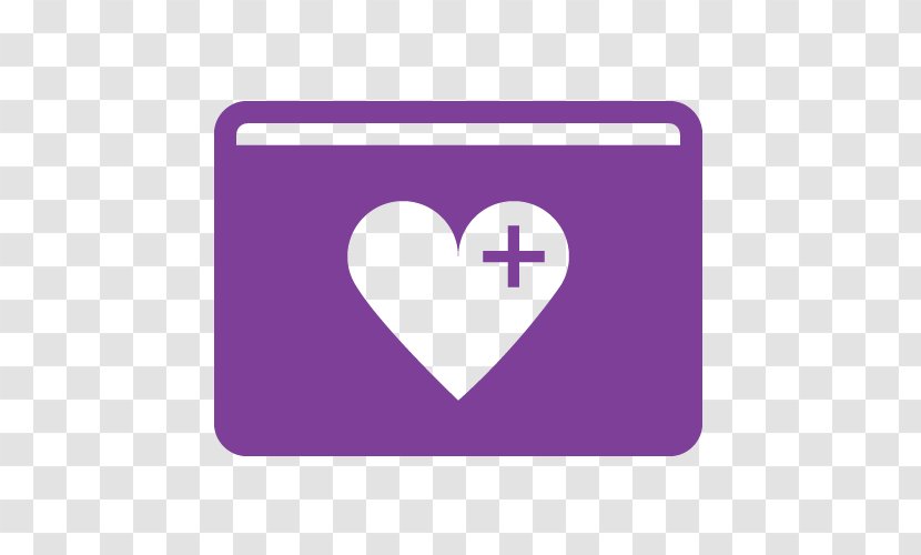Plus Sign Rectangle Font Purple - Heart - Atena Icon Transparent PNG