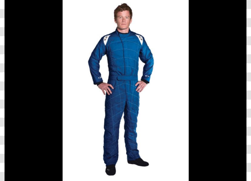 Racing Suit Car Auto Clothing - Electric Blue Transparent PNG