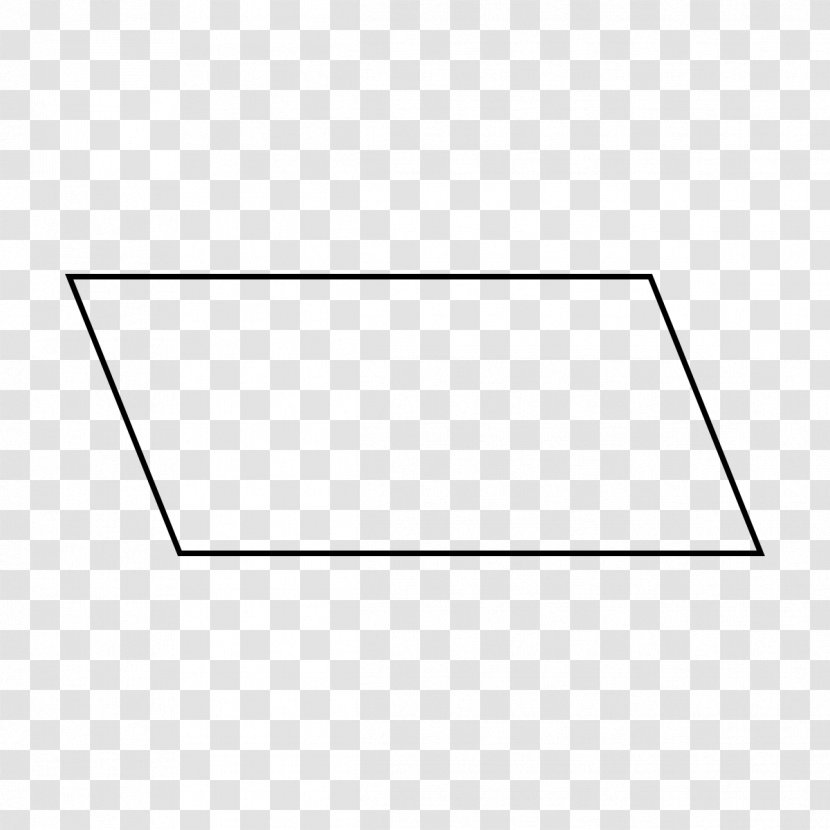 Parallelogram Line Geometry Geometric Shape - Symmetry - Geometri Transparent PNG