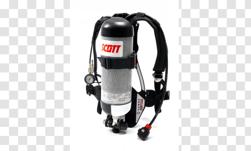 Self-contained Breathing Apparatus Scott Safety Respirator Air-Pak SCBA Personal Protective Equipment - Products Transparent PNG