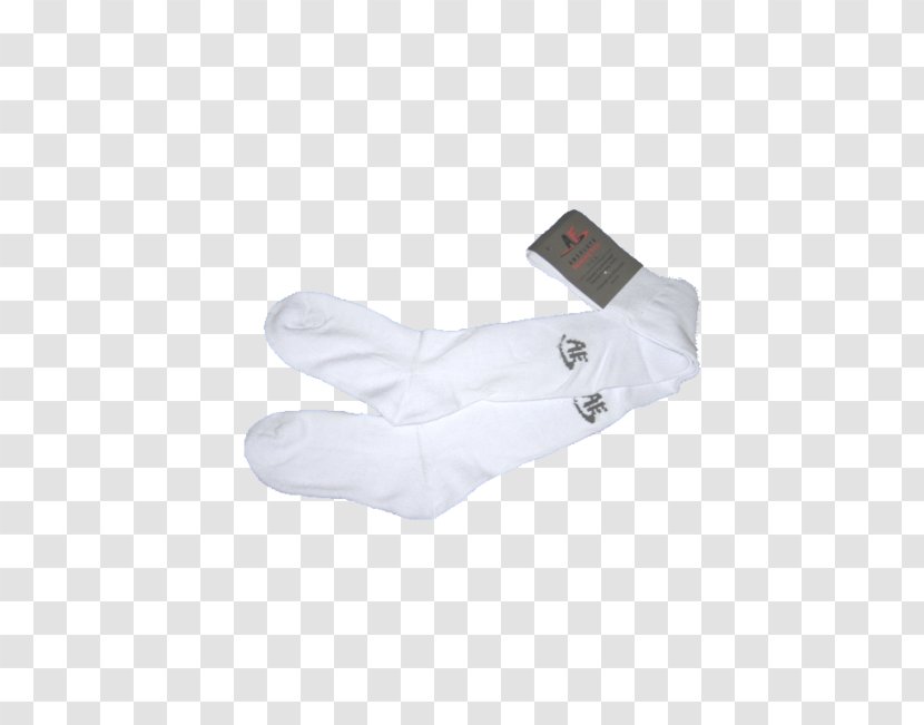 Glove Sock Épée Fencing Sabre - White - Cotton Boots Transparent PNG