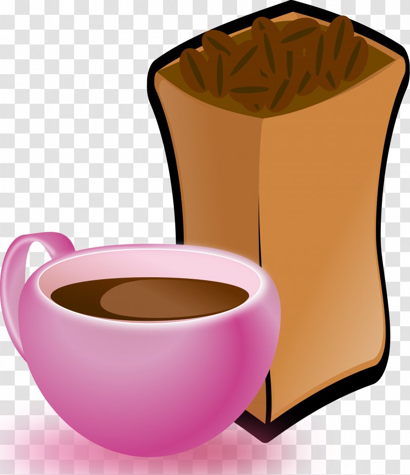 Iced Coffee Cafe Tea Bean - Coffe Cup Transparent PNG