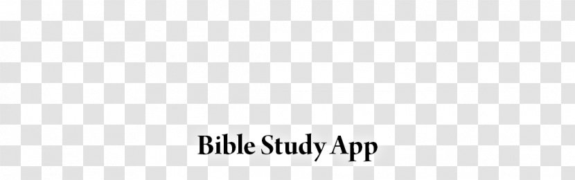 Logo Line Brand White Font - Area - Bible Study Transparent PNG