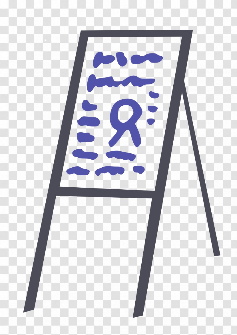 Flip Chart Easel Clip Art - White Board Transparent PNG