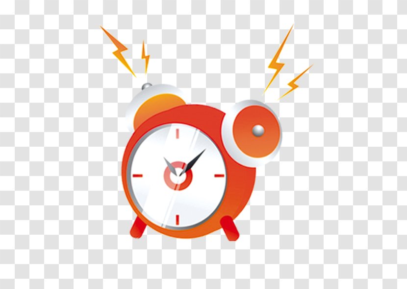 Alarm Clock Icon - Red - Watch Transparent PNG
