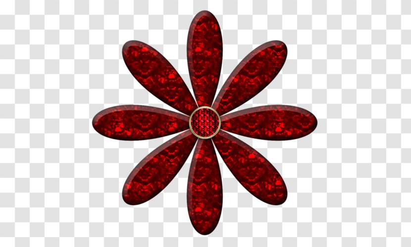 Clip Art - Flower - Red Transparent PNG