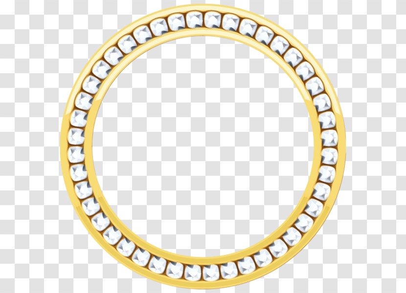 Mandala Yellow - Body Jewelry - Oval Transparent PNG