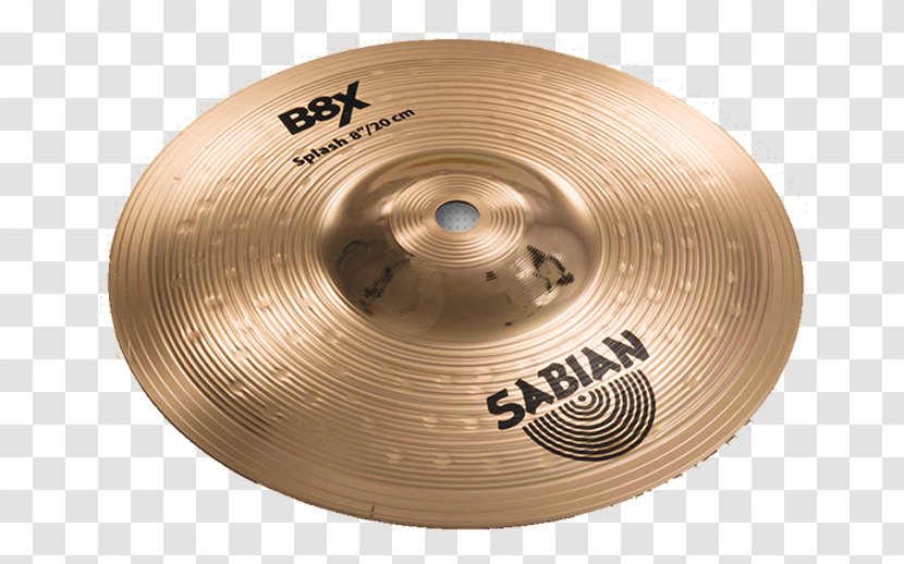 Sabian Splash Cymbal Drums Avedis Zildjian Company - Watercolor Transparent PNG