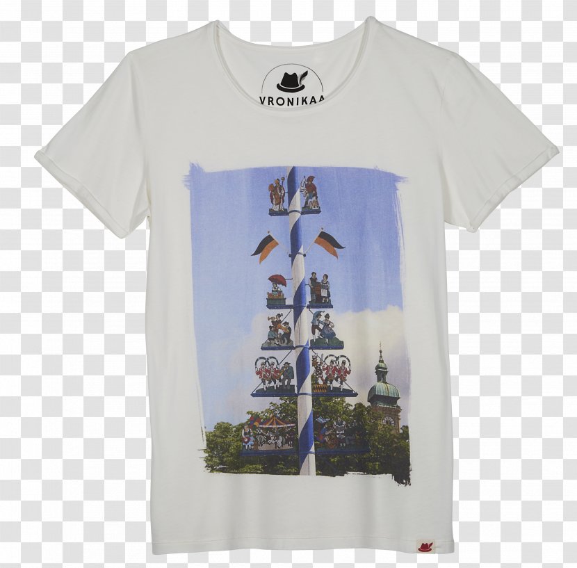 T-shirt Viktualienmarkt Sleeve Maypole Font - T Shirt Transparent PNG