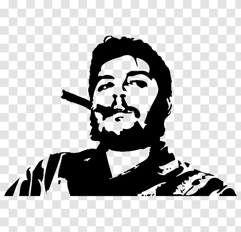 Cuban Revolution Portrait - Stencil - Che Guevara Transparent PNG