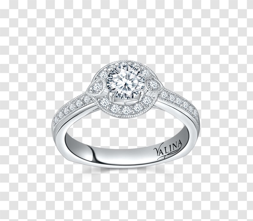 Wedding Ring Engagement Solitaire - Rings - Halo Transparent PNG