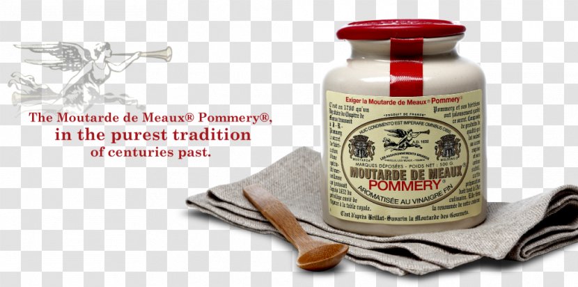 Meaux French Cuisine Pommery Mustard Vinegar - Fancy Banner Transparent PNG