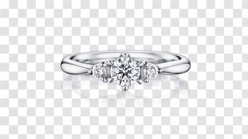 Wedding Ring Platinum Jewellery - Diamond Transparent PNG