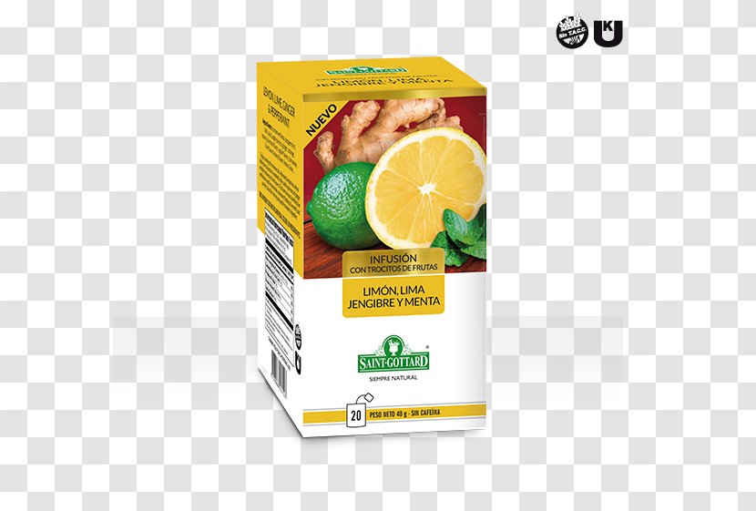 Lemon Ginger Tea Dietary Supplement Lime Transparent PNG
