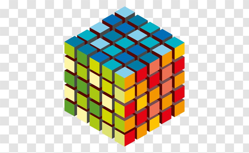 Rubik's Cube Geometry Symmetry - Logo Transparent PNG