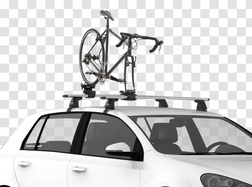 Bicycle Carrier Yakima Railing - Watercolor - Car Transparent PNG