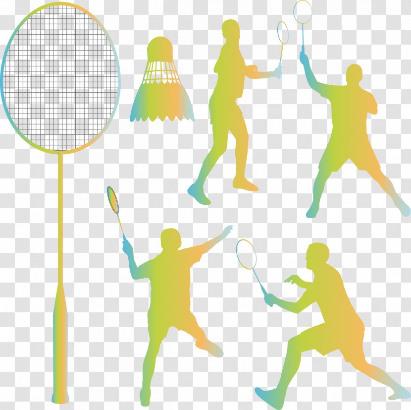 Badminton Silhouette Shuttlecock Clip Art - Sports Equipment - Silhouettes Transparent PNG