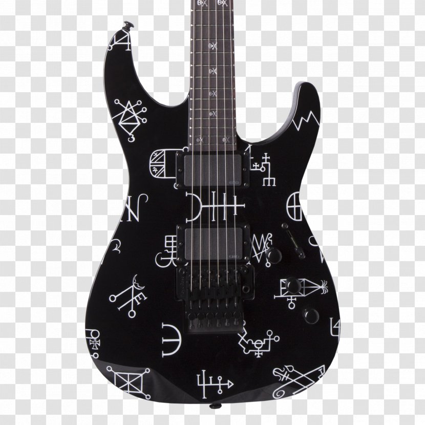 ESP Kirk Hammett LTD M-1000 EMG 81 Guitars Musical Instruments - Acoustic Electric Guitar Transparent PNG