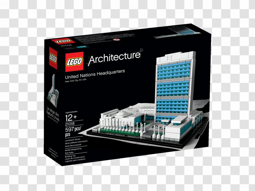 LEGO 21018 Architecture United Nations Headquarters Lego - Bricklink Transparent PNG