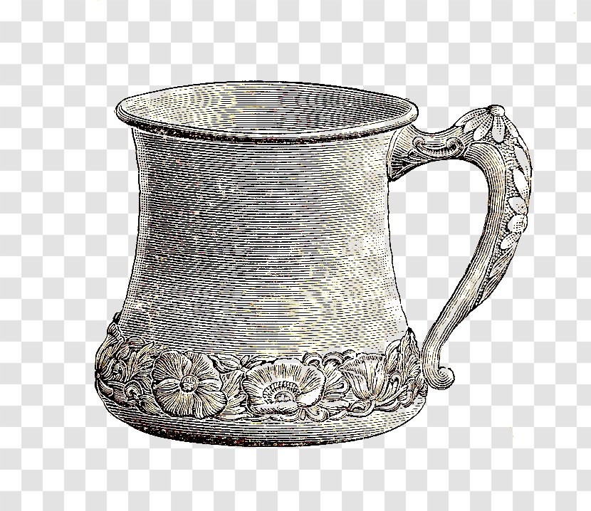 Jug Pitcher Mug Drink Cup - Serveware - Silver Transparent PNG