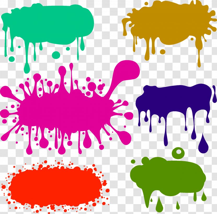 Graffiti Color - Paint Splash Transparent PNG