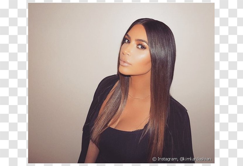 Kim Kardashian Keeping Up With The Kardashians Fashion Contouring Celebrity - Hair Coloring - K Transparent PNG