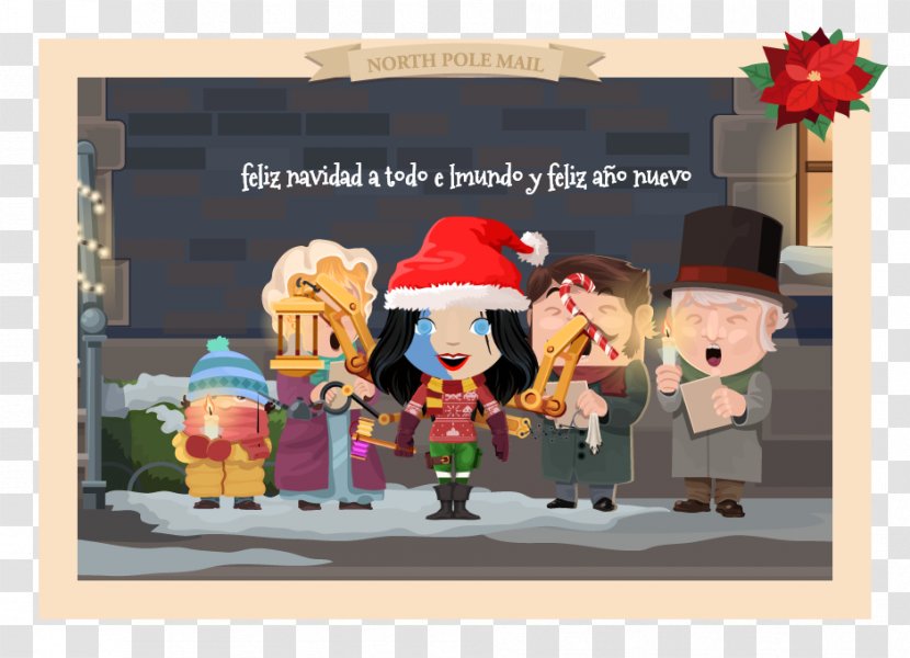 Christmas Ornament Santa Claus Cartoon Recreation - Holiday - Postcard Transparent PNG