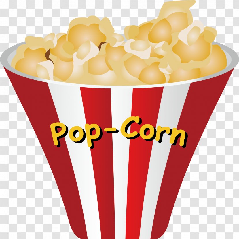 Popcorn Maize Food - Cinema - Decorative Design Vector Transparent PNG