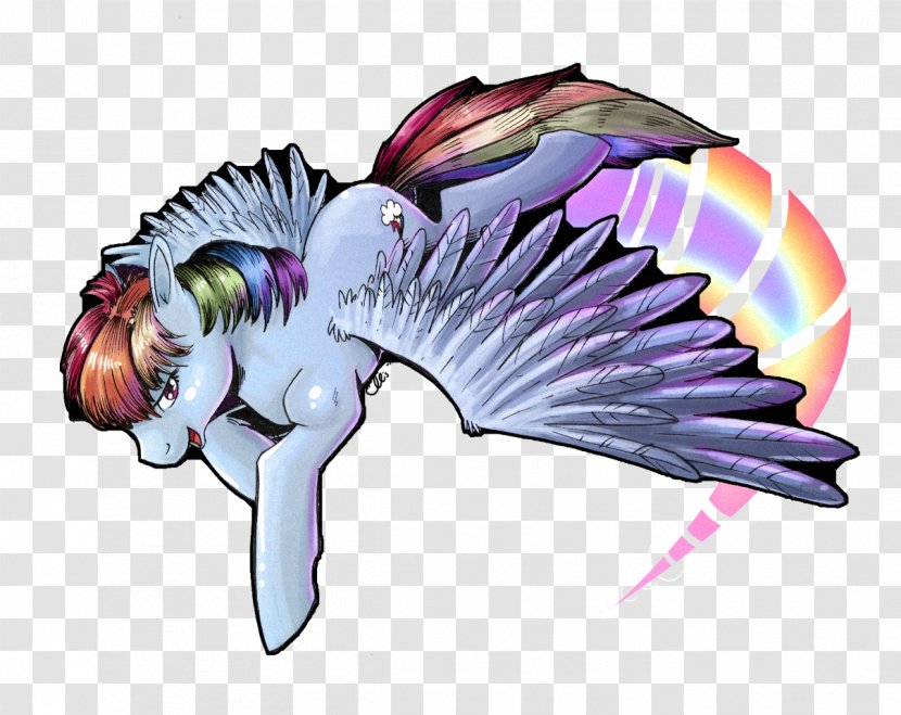 Drawing Comic Book Rainbow Dash DeviantArt - Tree - Pegasus Hair Transparent PNG