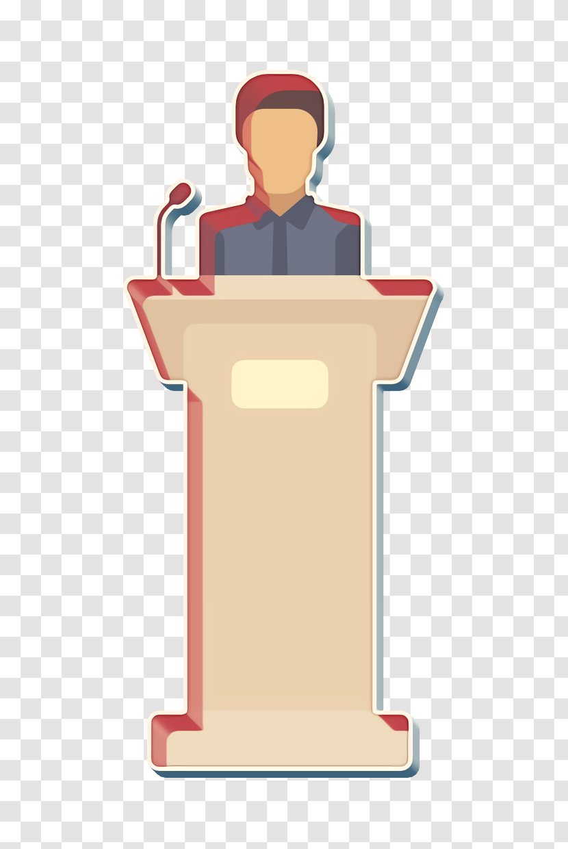 Presentation Icon Speech Management - Job Table Transparent PNG