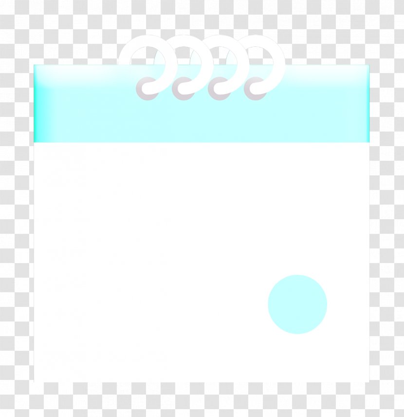 Calendar Icon Essential - Turquoise - Teal Transparent PNG