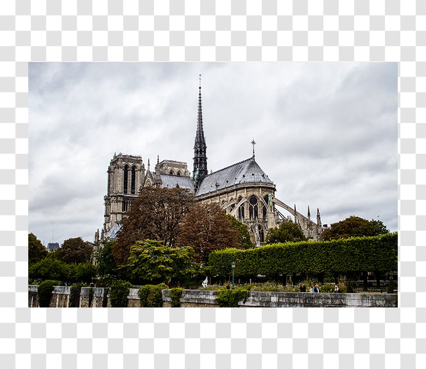 Notre-Dame De Paris Pont L'Archevêché Cathedral Île Saint-Louis - Church - Notre Dame Transparent PNG