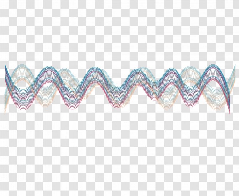 Sound Euclidean Vector - Silhouette - Abstract Wave Curve Picture Transparent PNG