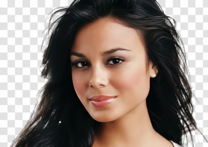 Hair Face Hairstyle Eyebrow Black - Beauty Nose Transparent PNG