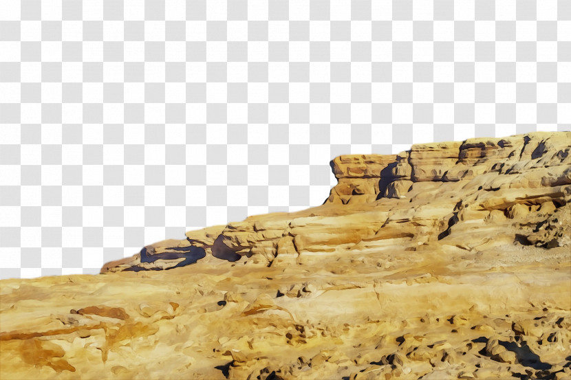 Outcrop Geology Desert Bedrock Wadi Transparent PNG