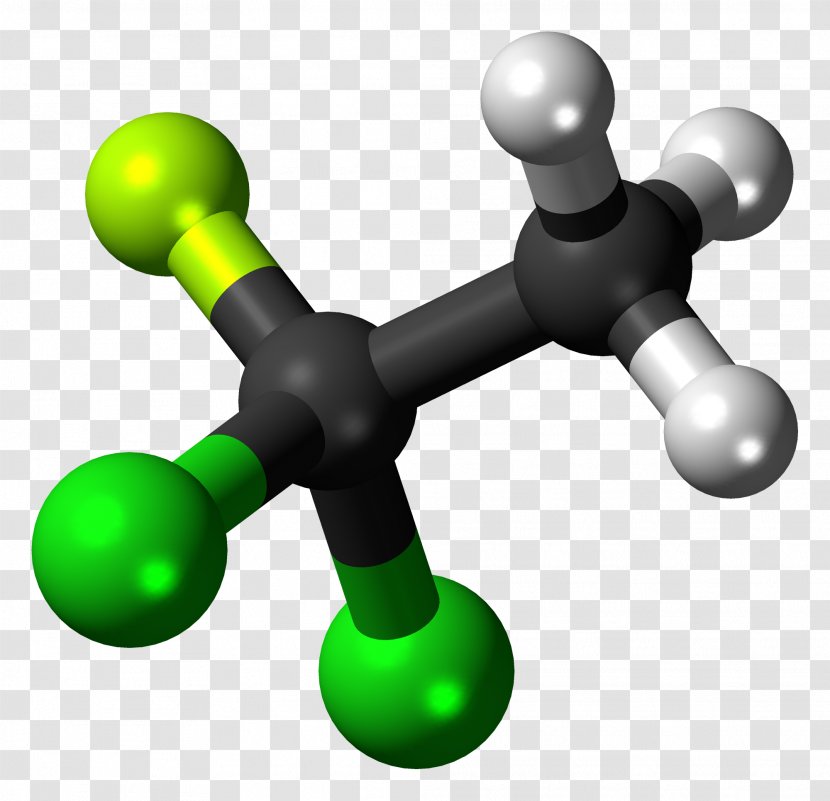 Chlorofluorocarbon 1,1-Dichloro-1-fluoroethane Refrigerant Haloalkane Hydrochlorofluorocarbure - Clorofluorocarboni Hidrogenat - Oil Molecules Transparent PNG
