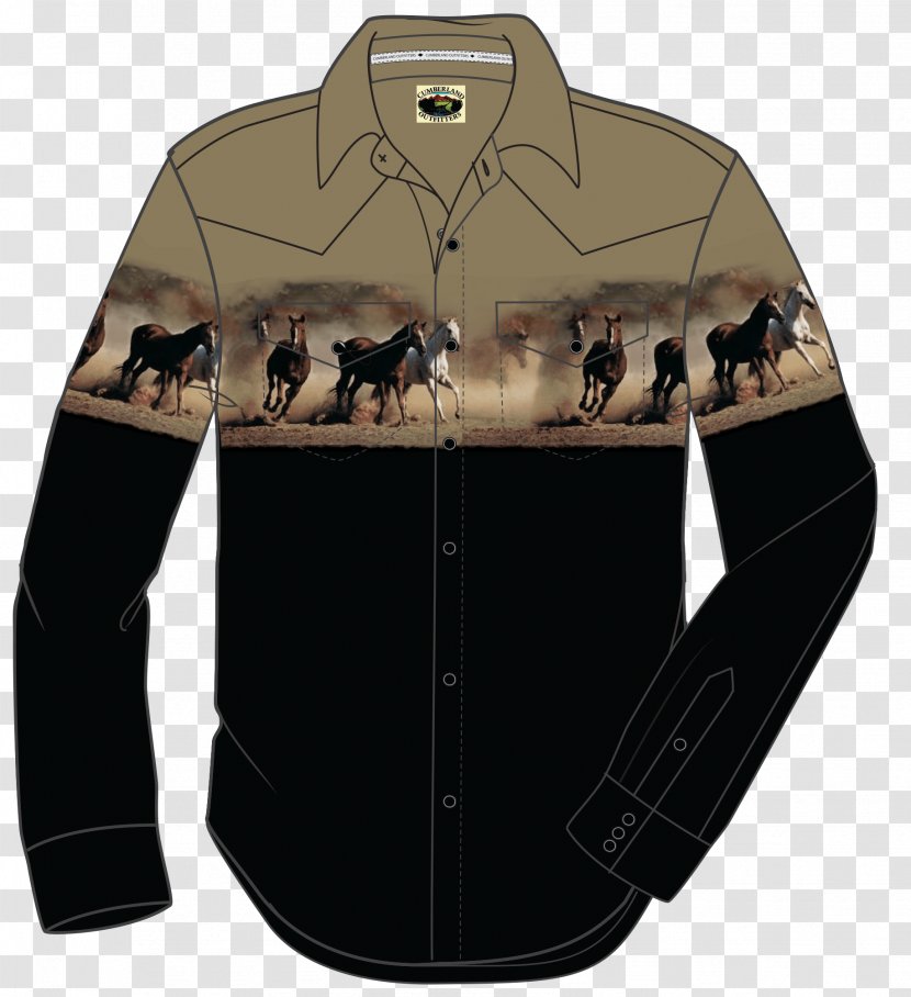B J's & West Western Wear Clothing Alt Attribute T-shirt Sleeve - Black - Twill Border Transparent PNG