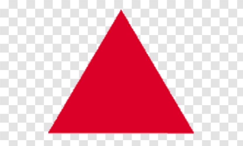 Triangle Clip Art - Red - TRIANGLE Transparent PNG