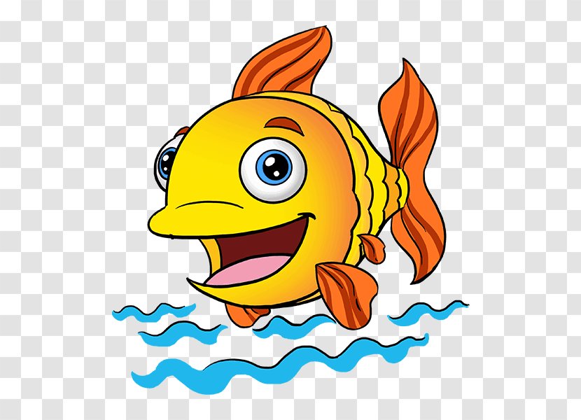 Drawing Cartoon Fish Clip Art - Artwork Transparent PNG