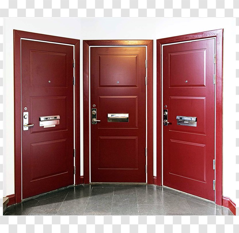 Door - Red Transparent PNG