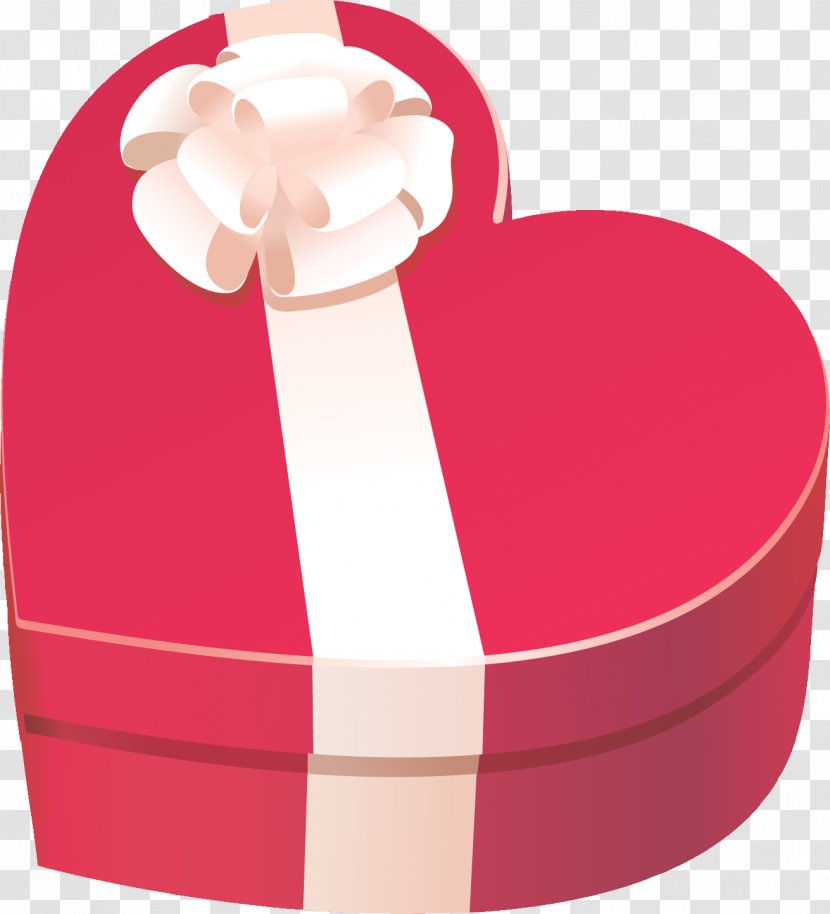 Paper Box Valentine's Day Gift - Dia Dos Namorados Transparent PNG