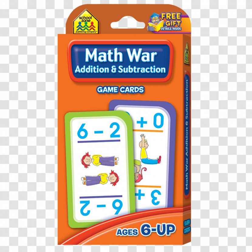 Math War Addition & Subtraction Game Cards Mathematical Mathematics - Games Transparent PNG