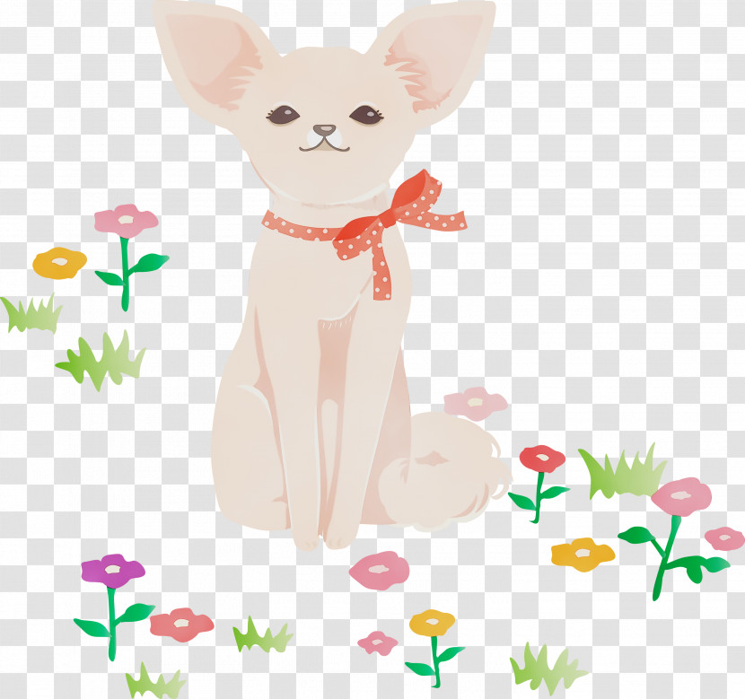 Chihuahua Grass Tail Fawn Wildflower Transparent PNG
