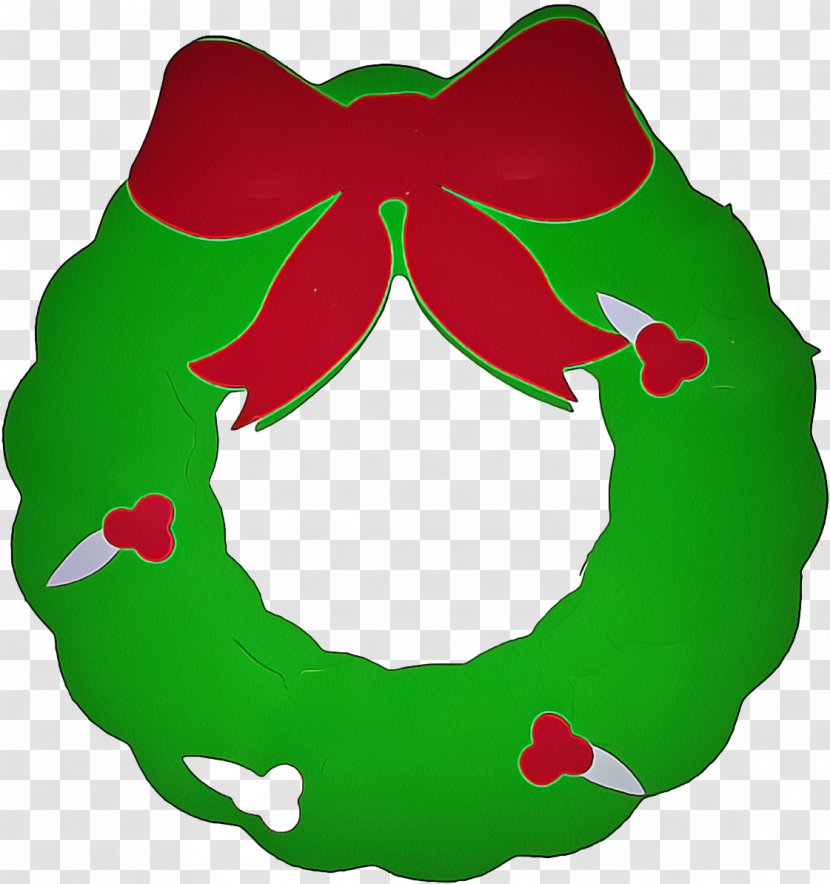 Christmas Decoration - Holly - Wreath Transparent PNG