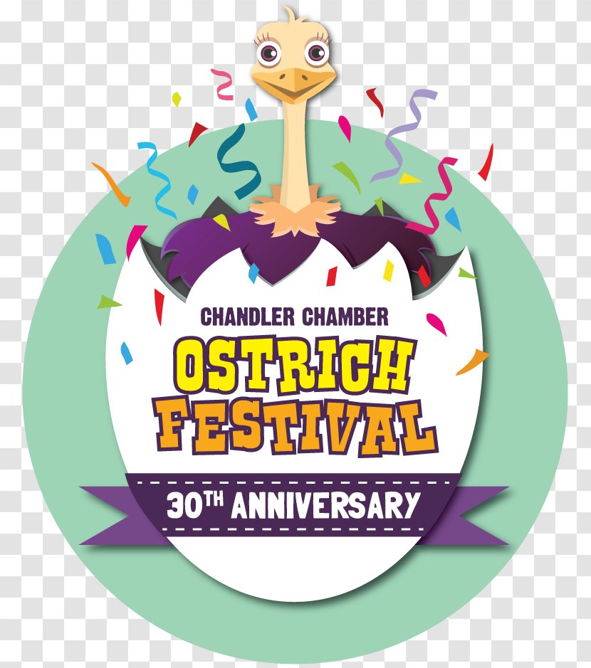 Common Ostrich Chandler Chamber Festival Logo - Flower - Cartoon Transparent PNG