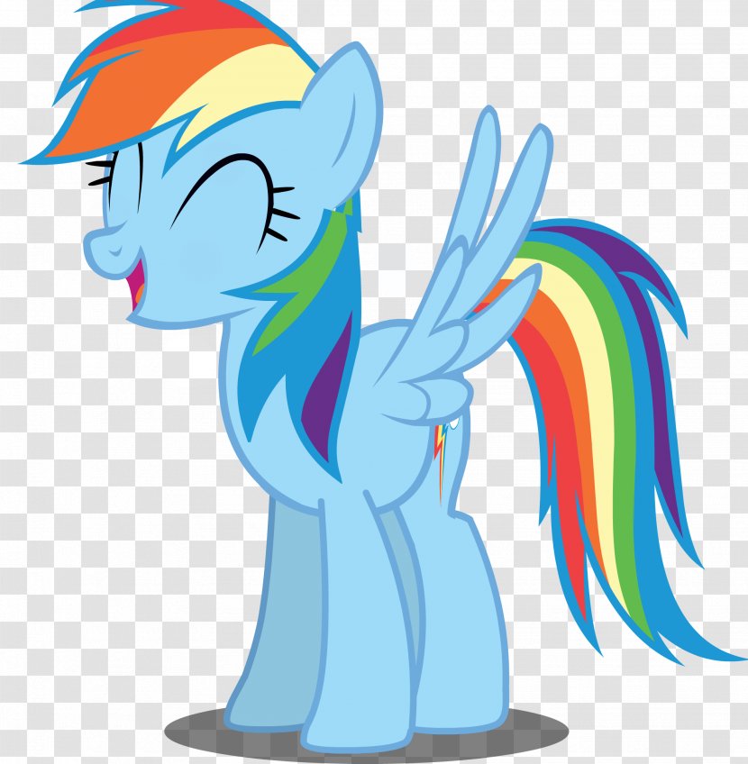 Rainbow Dash Pony Rarity Twilight Sparkle Applejack - My Little Transparent PNG