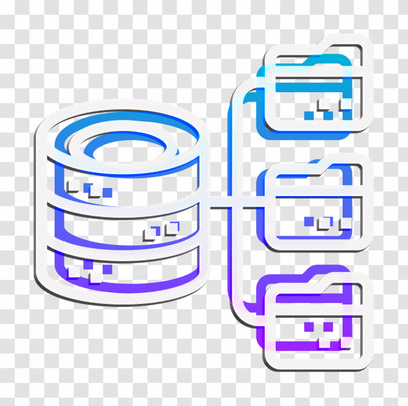 Database Management Icon Files And Folders Icon Hosting Icon Transparent PNG
