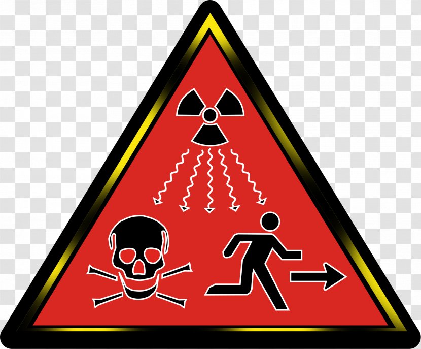 Hazard Symbol Ionizing Radiation Radioactive Decay Sign - Waste Transparent PNG