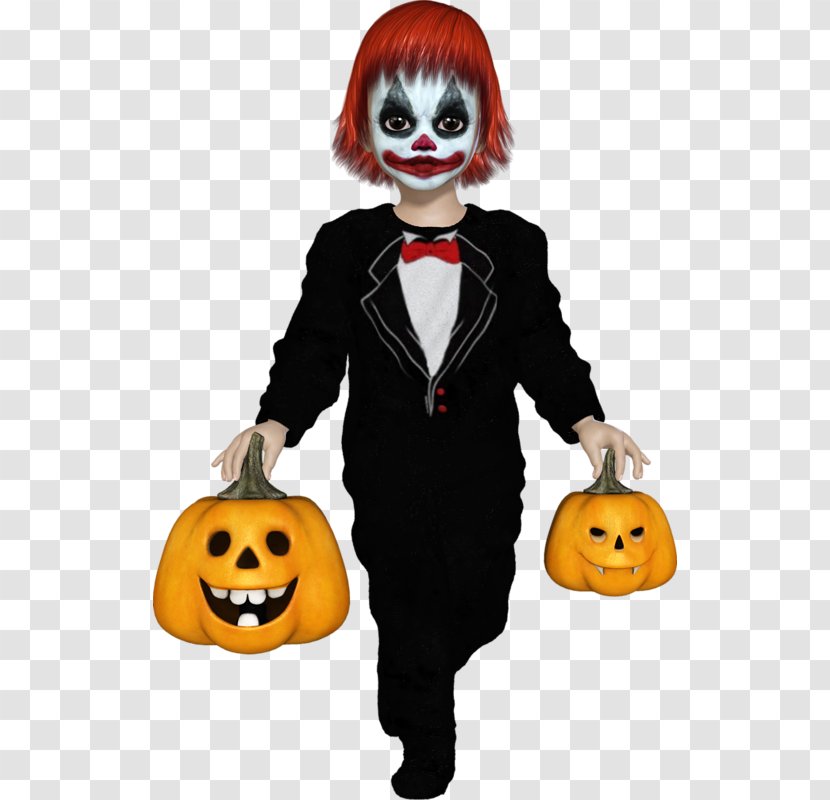 Halloween Clown #1 Pumpkin Transparent PNG